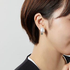 【VENDOME BOUTIQUE】即対応 淡水パール イヤリング 淡水パール イヤリング（VBME4644SIPF）｜イヤリング｜ヴァン