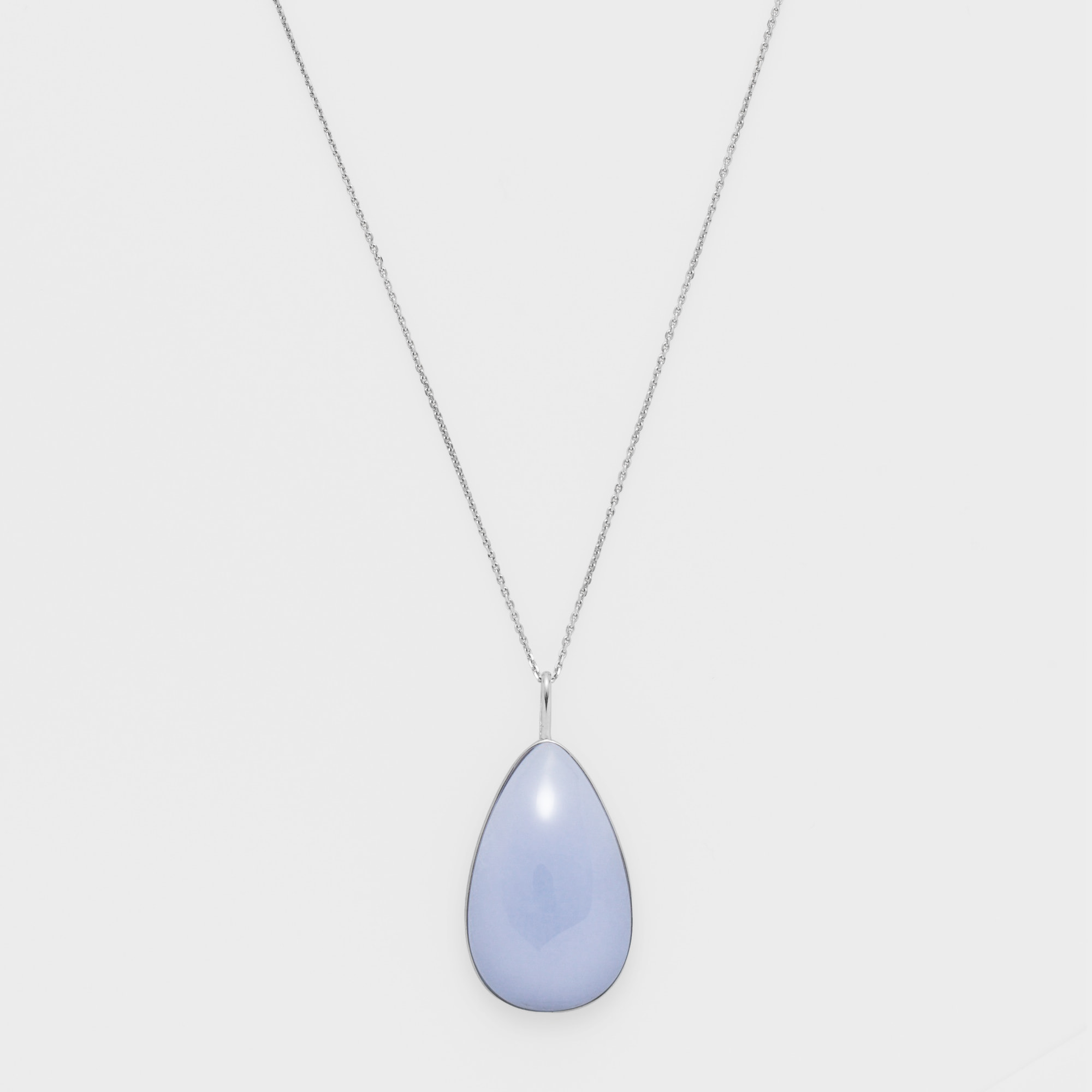 ブルーカルセドニー ネックレス