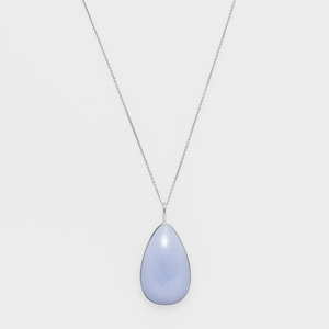 ブルーカルセドニー ネックレス