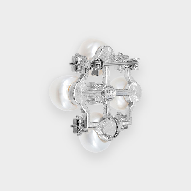 淡水パール ブローチ