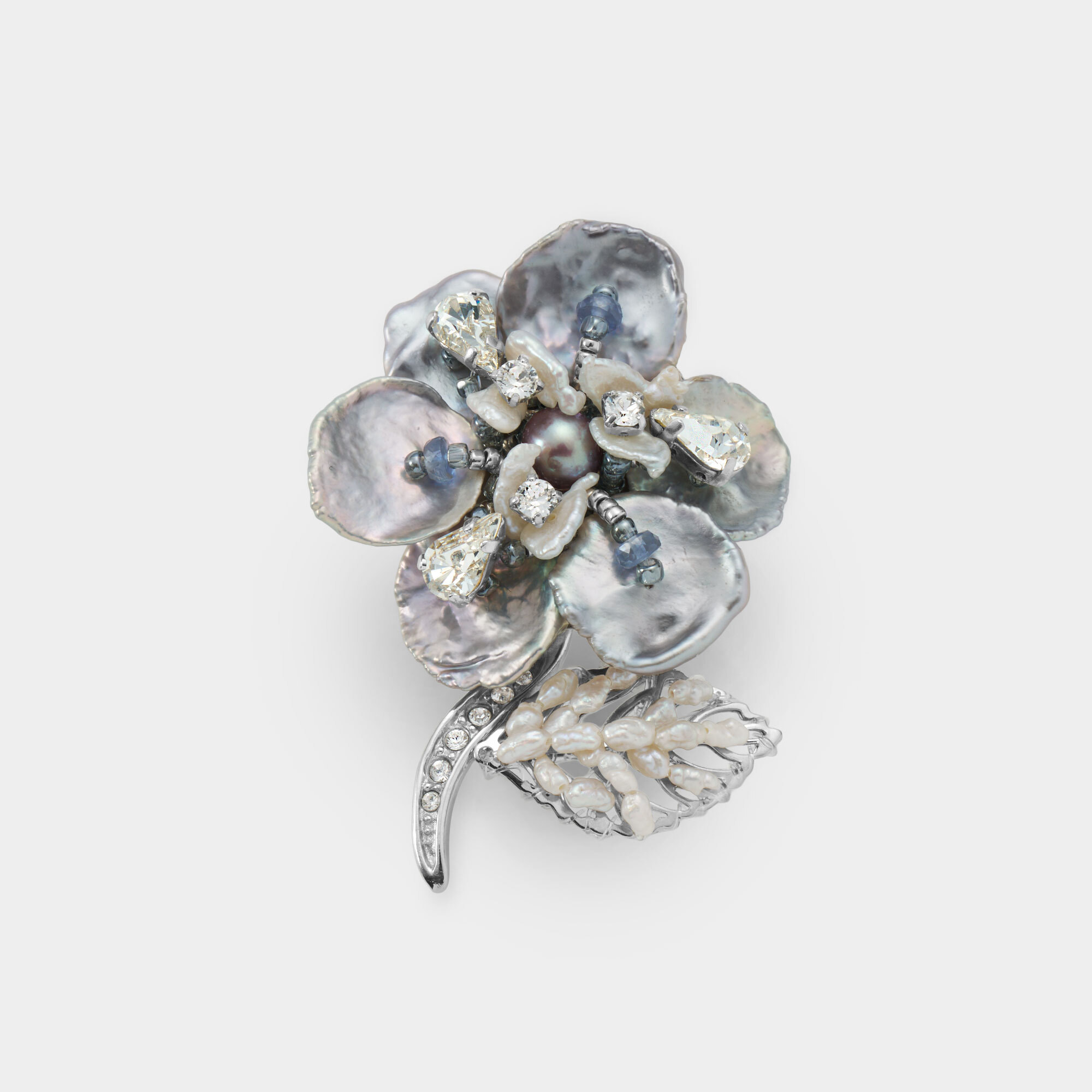 淡水パール ブローチ