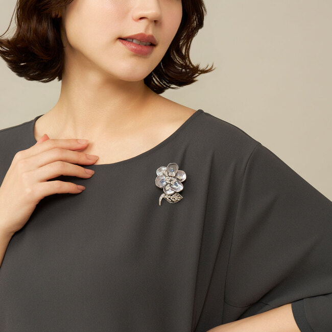 淡水パール ブローチ