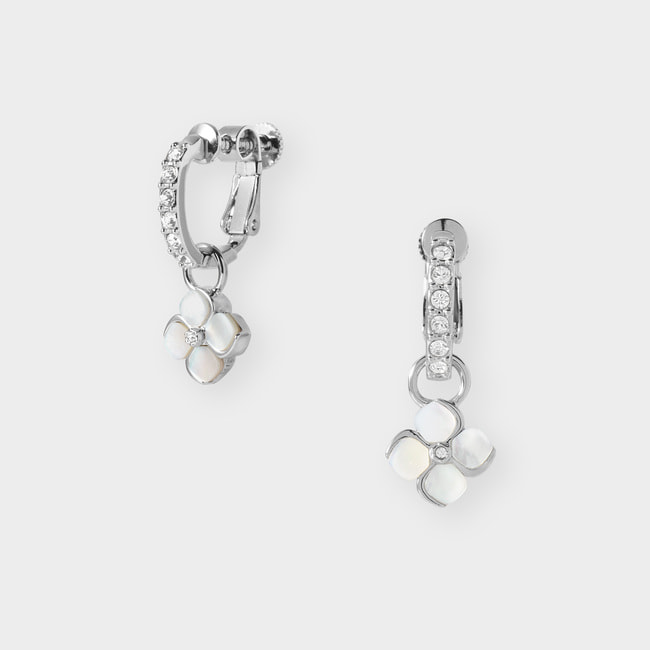 シェルフラワー イヤリング