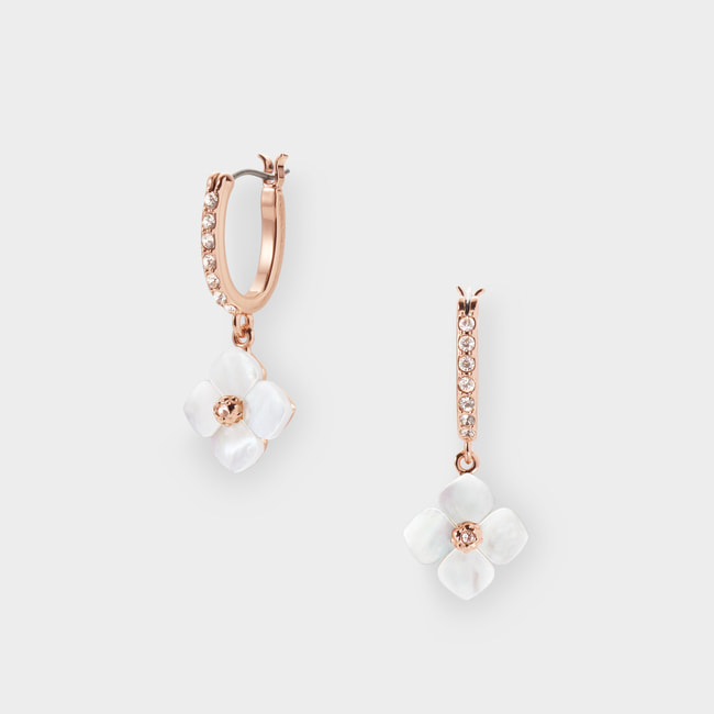 シェルフラワー ピアス