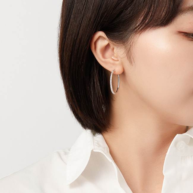 フープピアス(M)