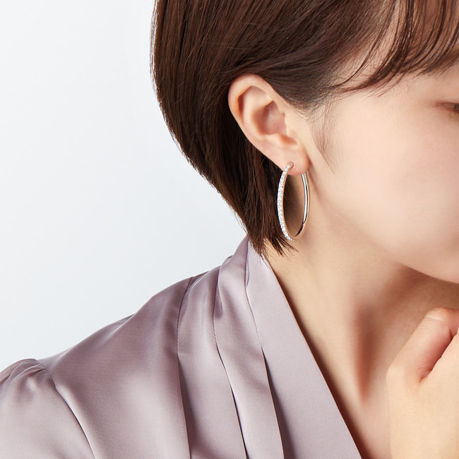 フープピアス(L)