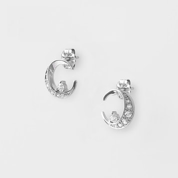 vendome boutique ピアス 月 ピアス（VBMA3659__CZ）｜ピアス｜ヴァンドームブティック