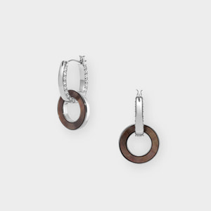 シェル サークル ピアス