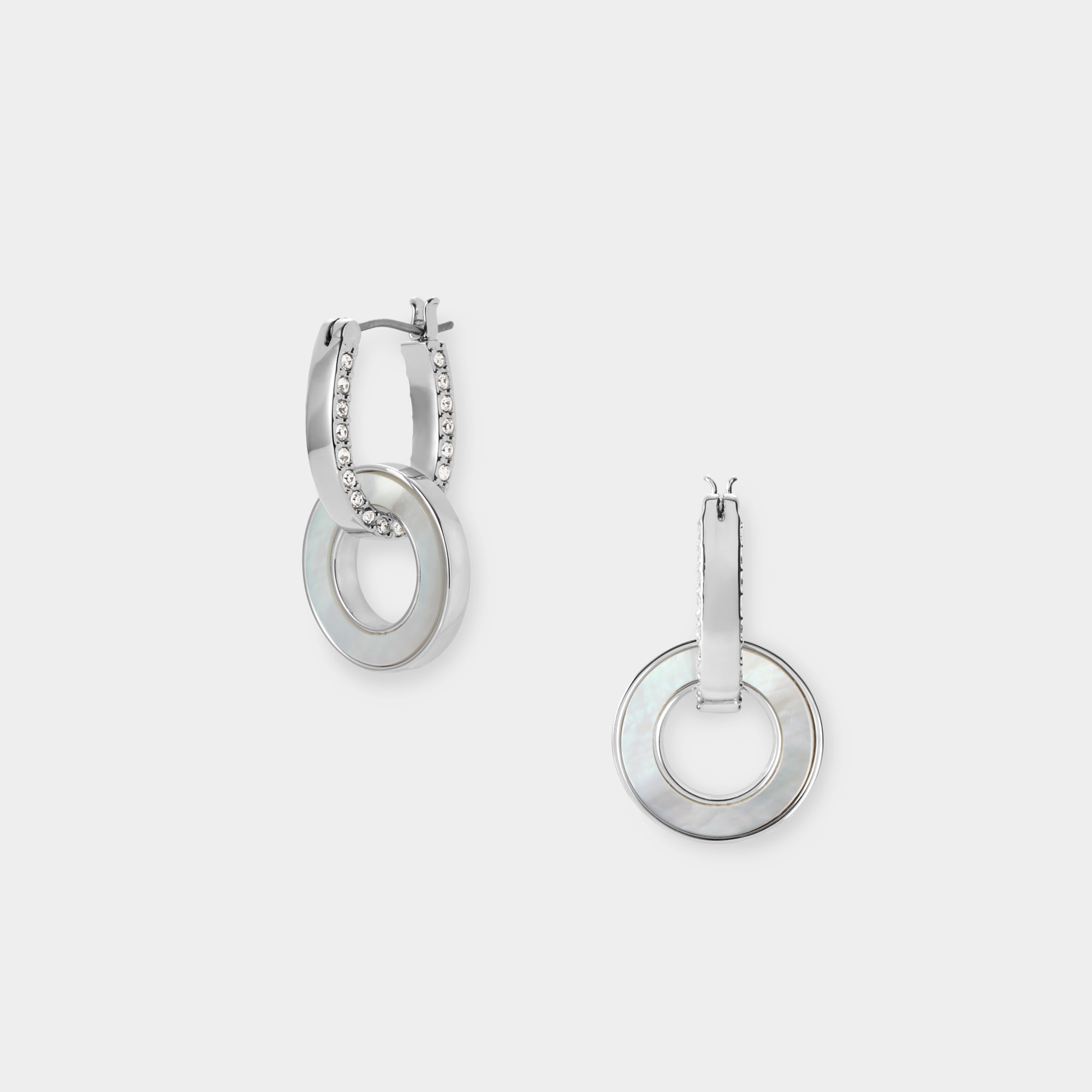 シェル サークル ピアス