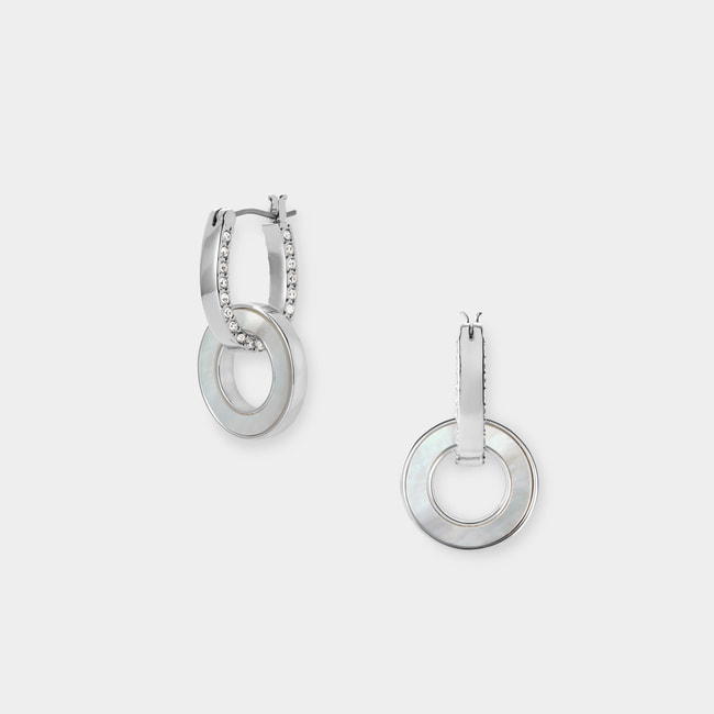シェル サークル ピアス