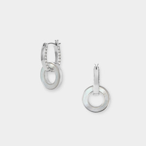 シェル サークル ピアス