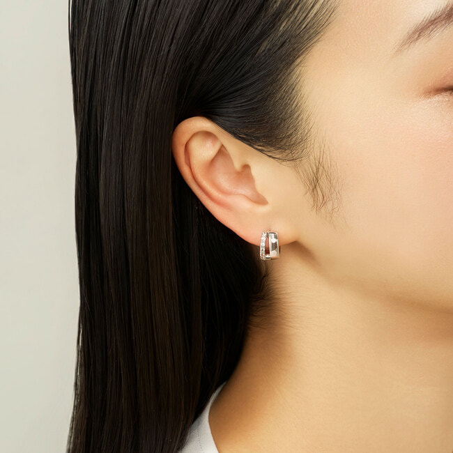 キュービックジルコニア ピアス