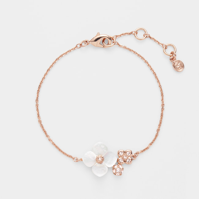 シェルフラワー ブレスレット