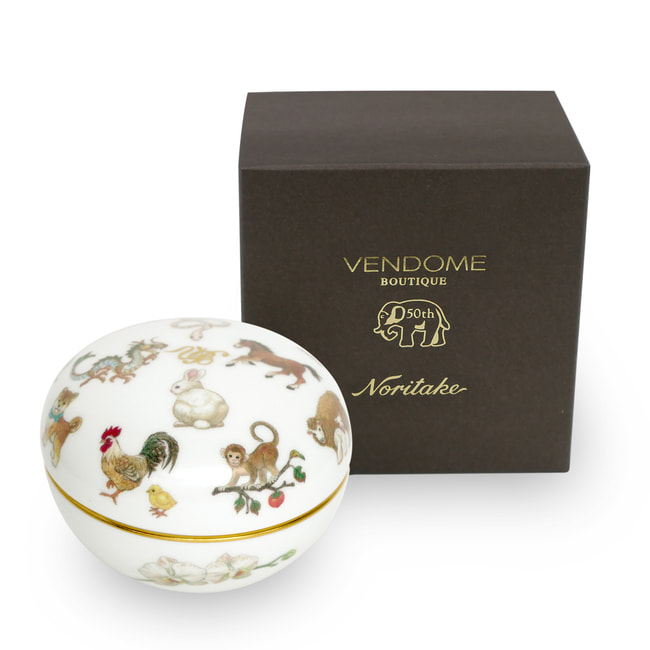 50th anniversary 胡蝶蘭 ネックレス・ノリタケ ボンボニエールセット