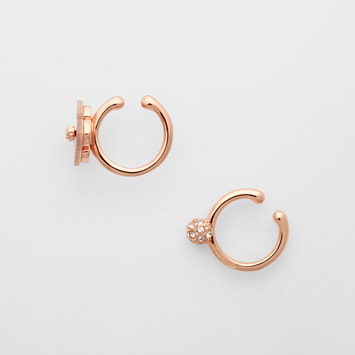 【VENDOME BOUTIQUE】即対応 シェルフラワー イヤーカフ VBME4013H_P2 シェルフラワー イヤーカフ2点セット｜イヤーカフ