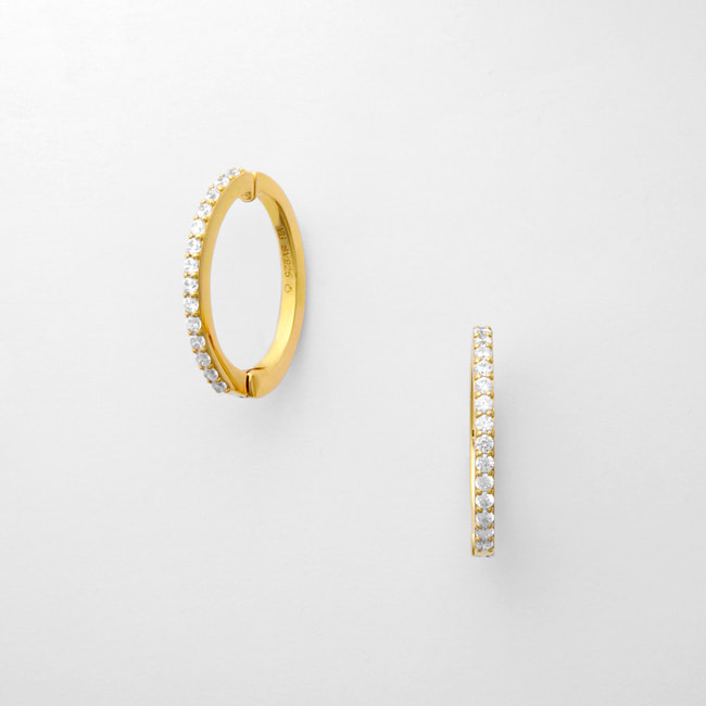 キュービックジルコニア イヤリング