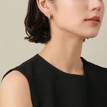 キュービックジルコニア イヤリング