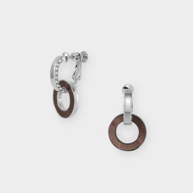 シェル サークル イヤリング