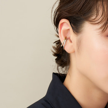 ステンレス イヤーカフ ２点セット