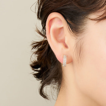 キュービックジルコニア イヤリング