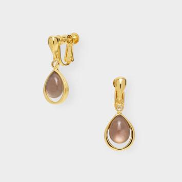 シェル カラーストーン イヤリング