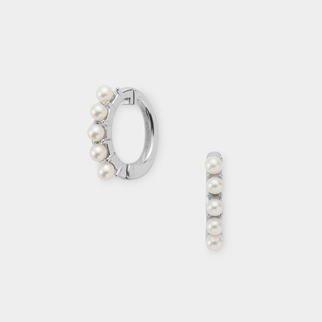 淡水パール イヤリング