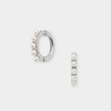 淡水パール イヤリング