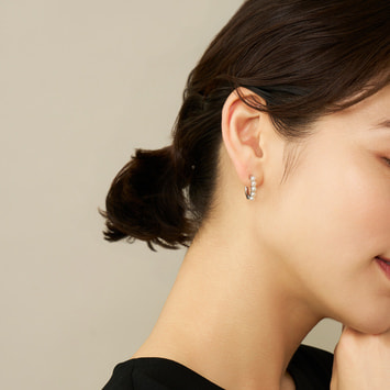 淡水パール イヤリング