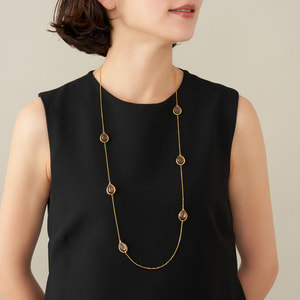 マ*マ様 ur ネックレス TANZANITE SQUARE HALO NECKLACE(2XN0469)Pt950 ネックレス
