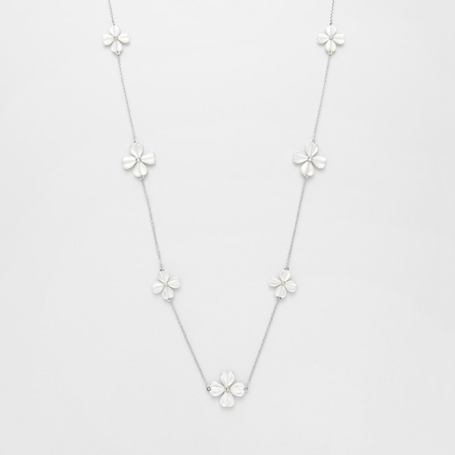 シェルクローバー ネックレス