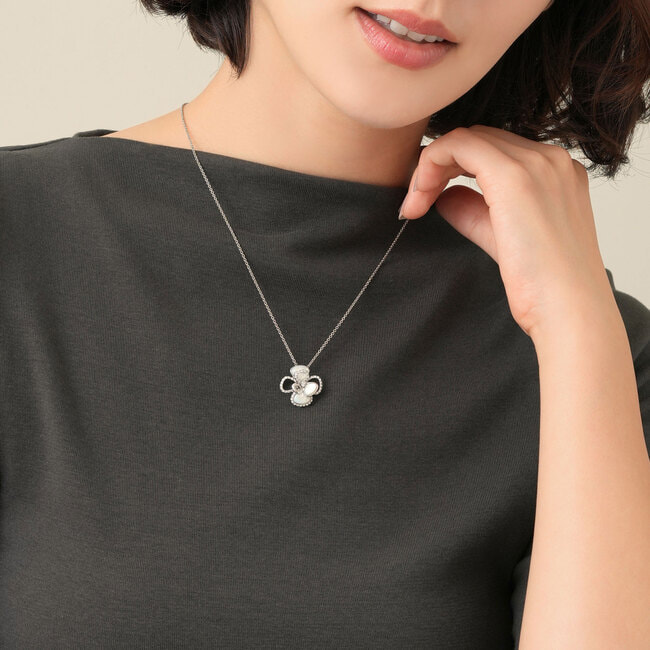 シェル ローズ ネックレス