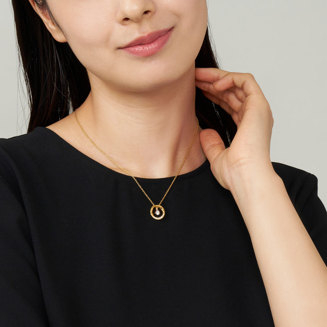 サークル 2WAY ネックレス