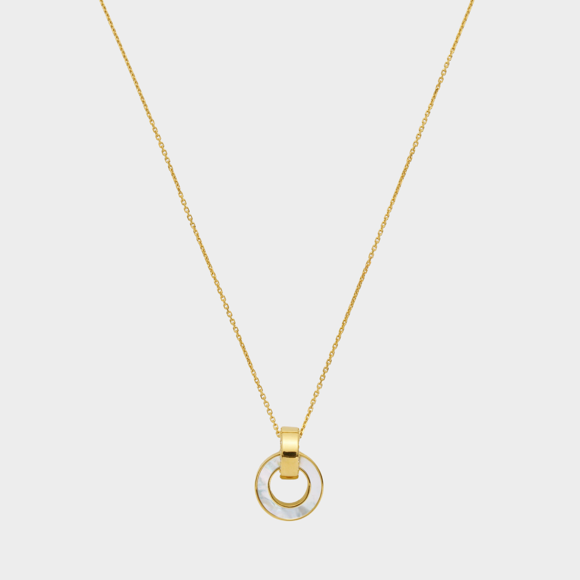 シェル サークル ネックレス