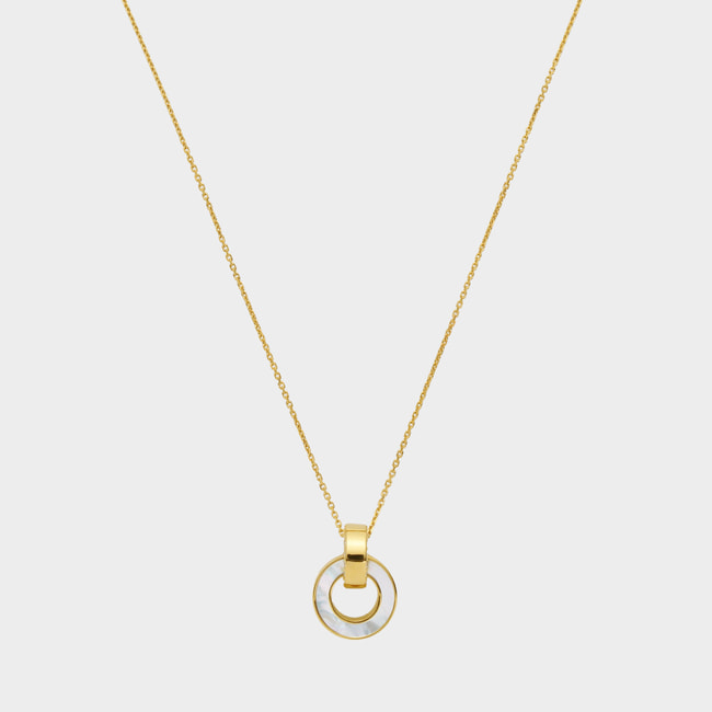 シェル サークル ネックレス