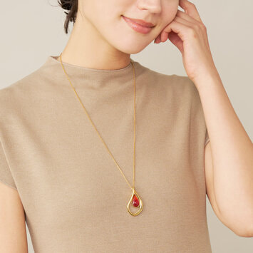 カーネリアン チェンジャブルネックレス