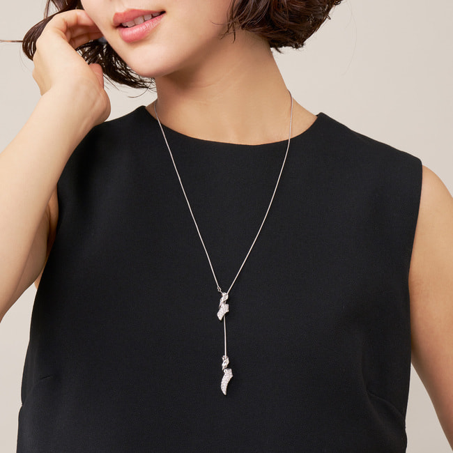 《STORY12月号掲載》リボン ネックレス