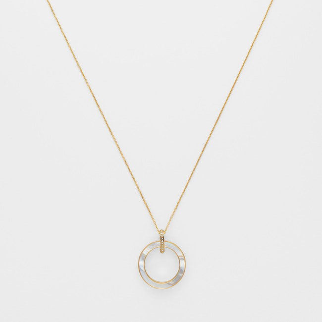 シェル サークル ネックレス