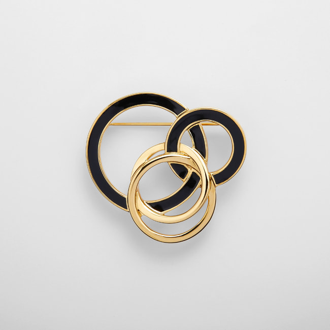 サークルブローチ