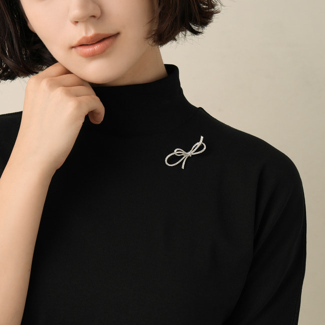 リボン ブローチ