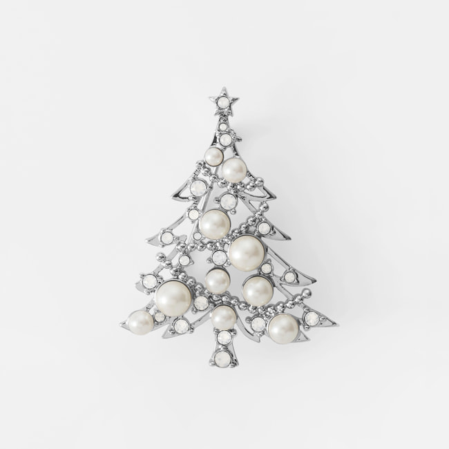 クリスマスツリー ブローチ