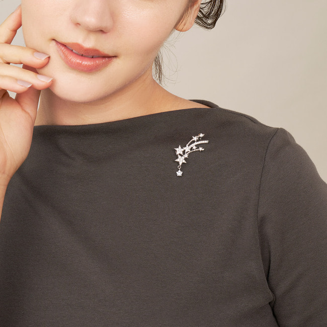 《STORY12月号掲載》流れ星 ブローチ