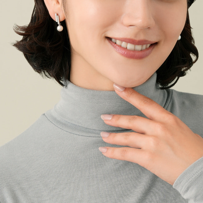 淡水パール ピアス