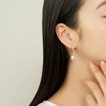 淡水パール ピアス