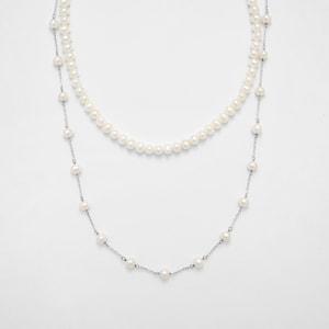 冬ギフト  VERY3月号掲載》淡水パール ネックレスセット（VBPN452840PF アクセサリー