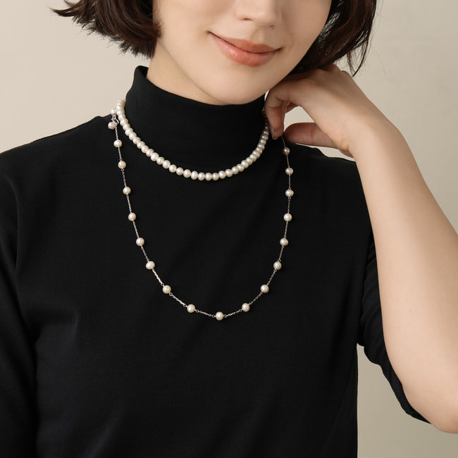 淡水パール ネックレスセット