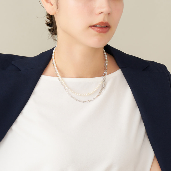 淡水パール ネックレスセット