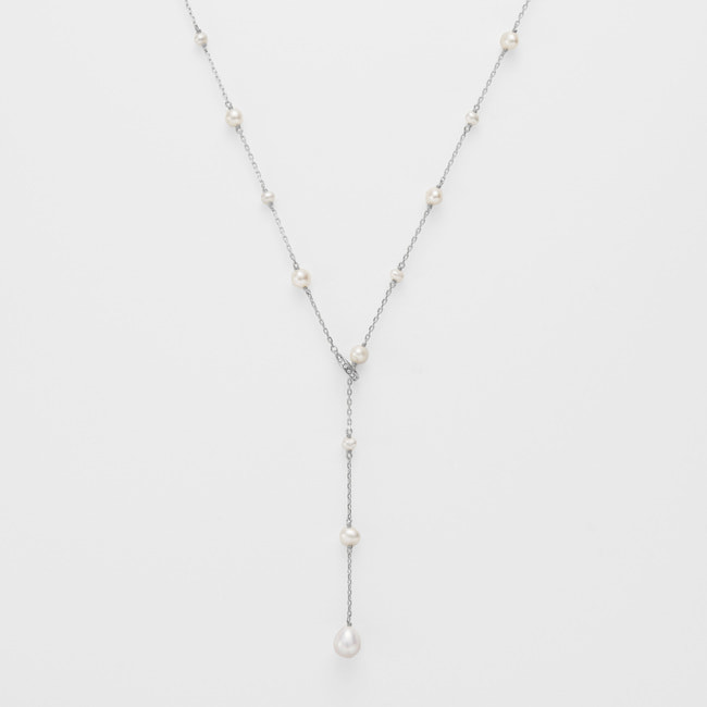 淡水パール ステーションネックレス