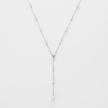 淡水パール ステーションネックレス