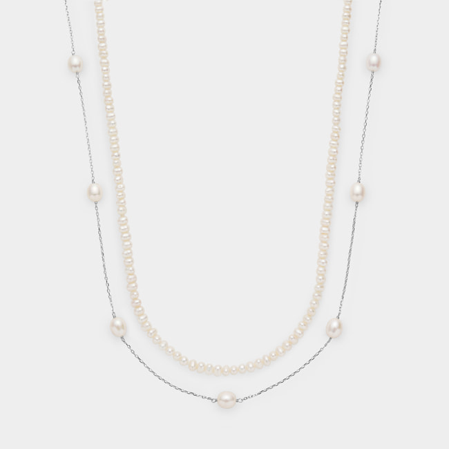 淡水パール ネックレスセット