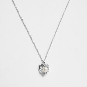淡水パール ハート ネックレス(VBPP456240PF)|ネックレス 淡水パール ハート ネックレス(VBPP456240PF)|ネックレス